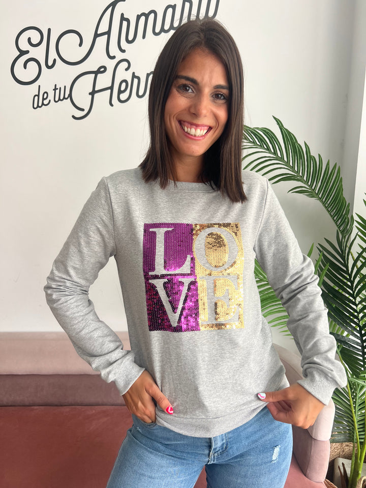 Sudadera Laly gris