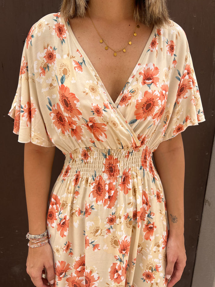 Vestido Cecilia beige
