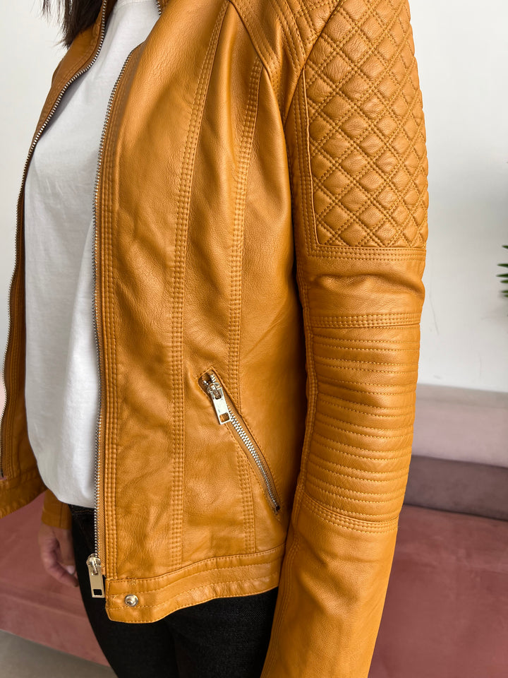 Chaqueta Estela camel