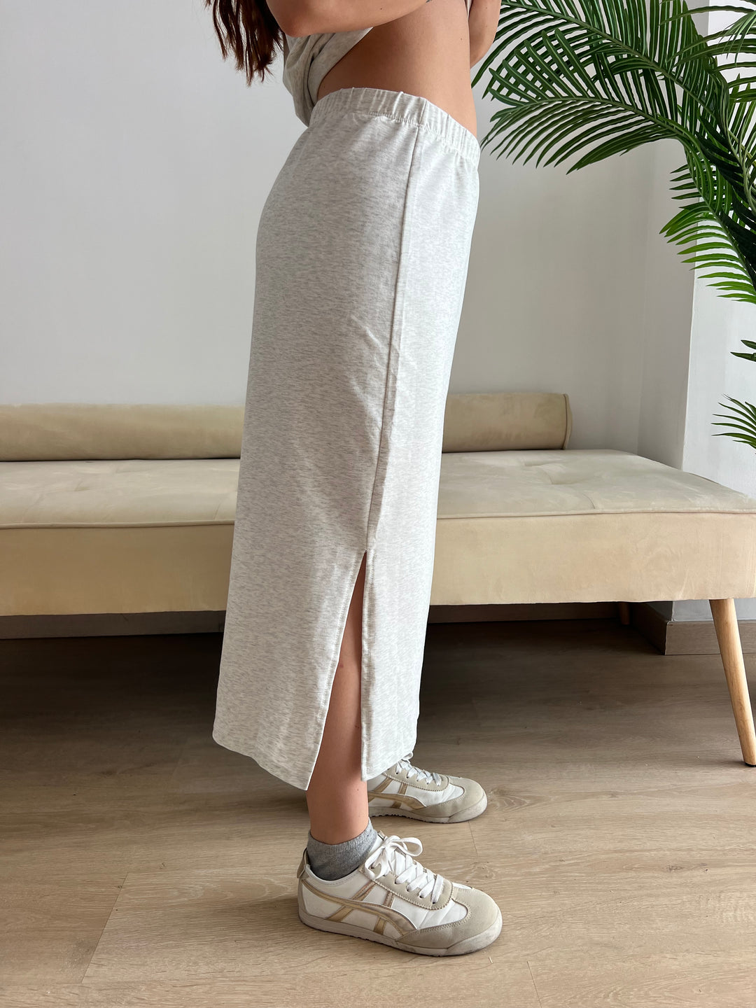 Conjunto Corazón gris