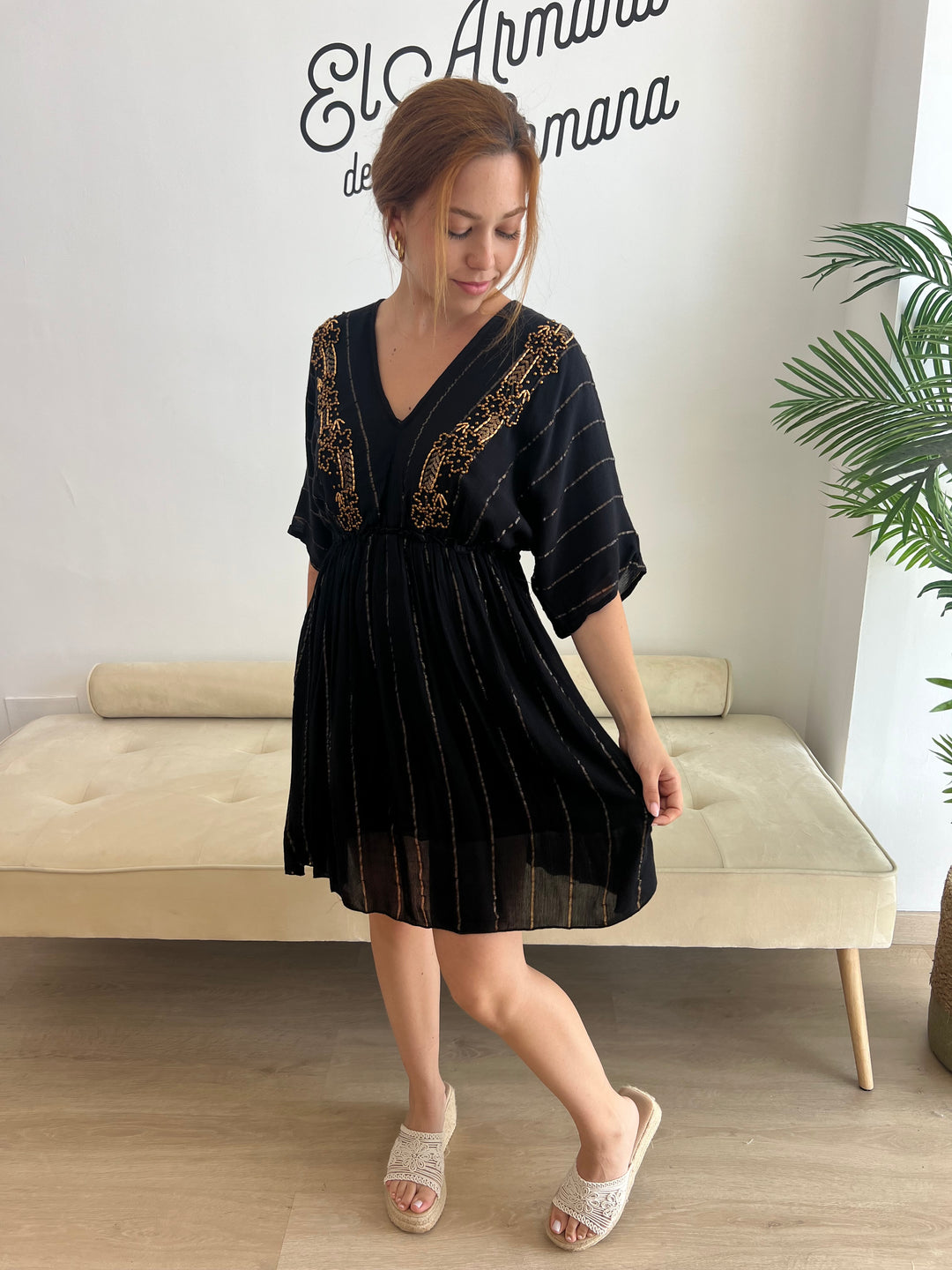 Vestido San José negro