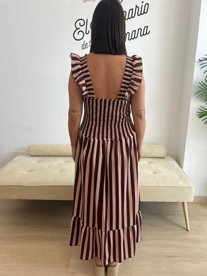 Vestido Marau marrón
