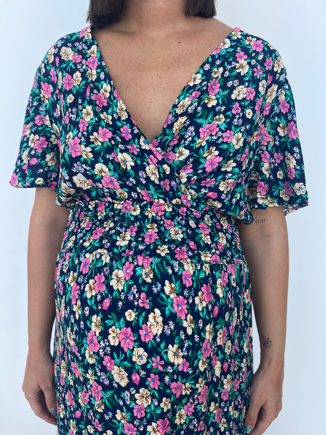 Vestido Florinda azul marino