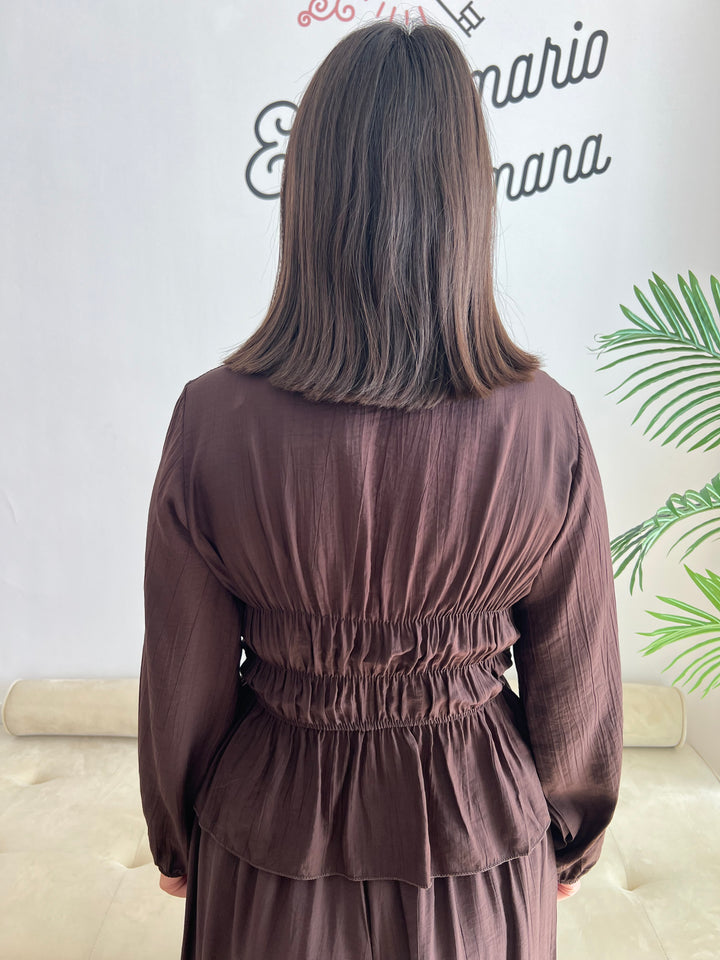 Blusa Malú marrón