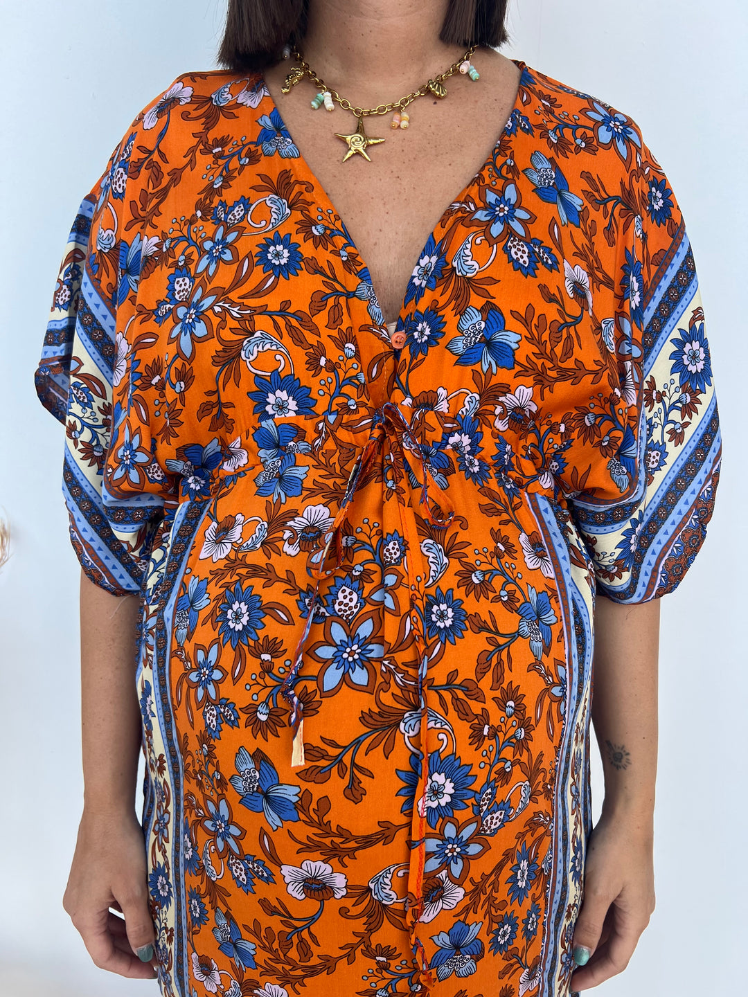 Vestido Erika naranja