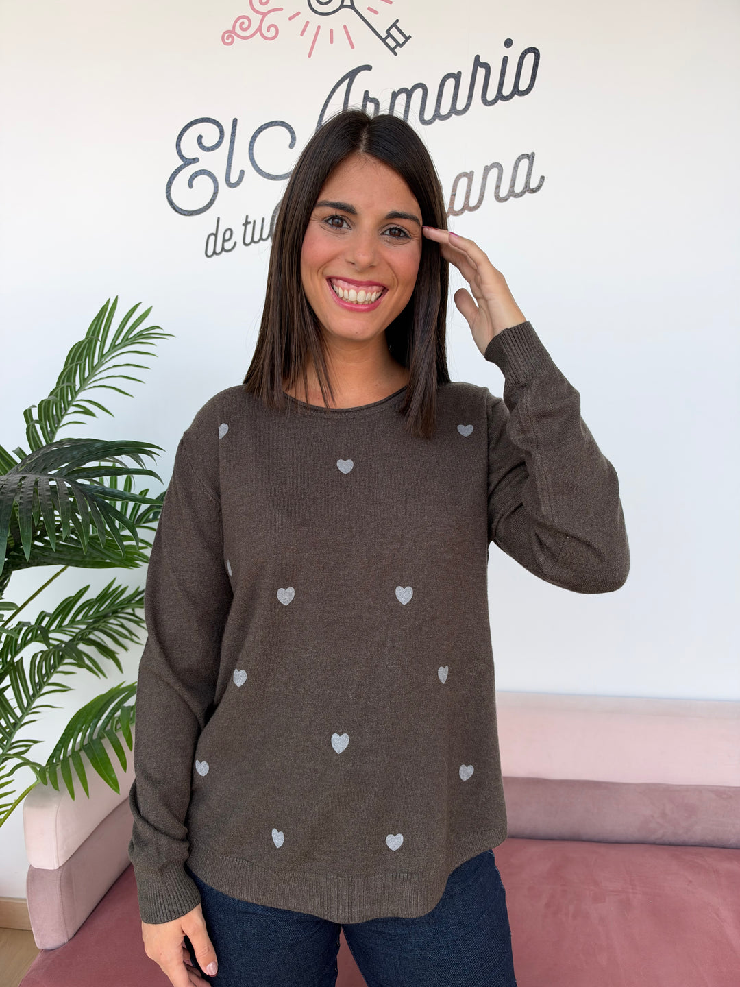 Jersey Amore gris oscuro