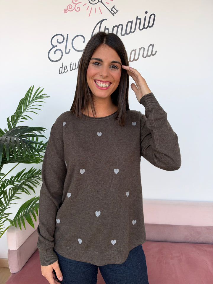 Jersey Amore gris oscuro