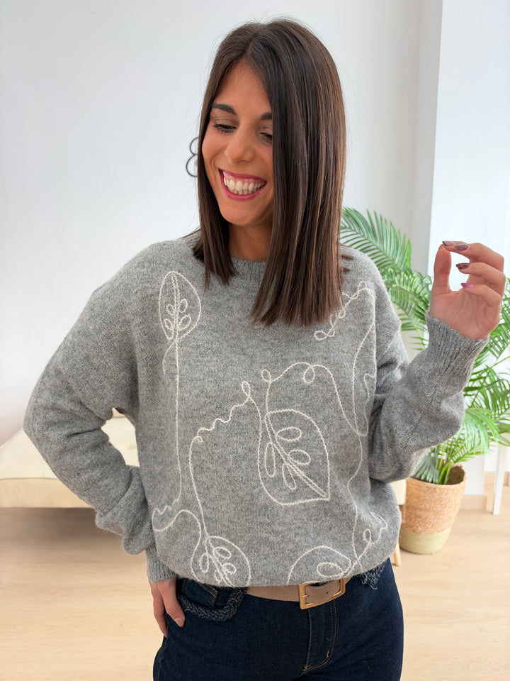 Jersey Isabel gris oscuro