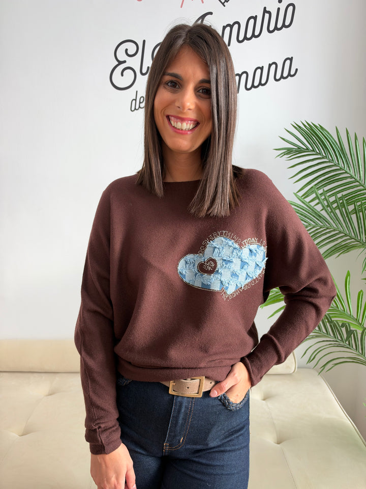 Jersey Chloe marrón