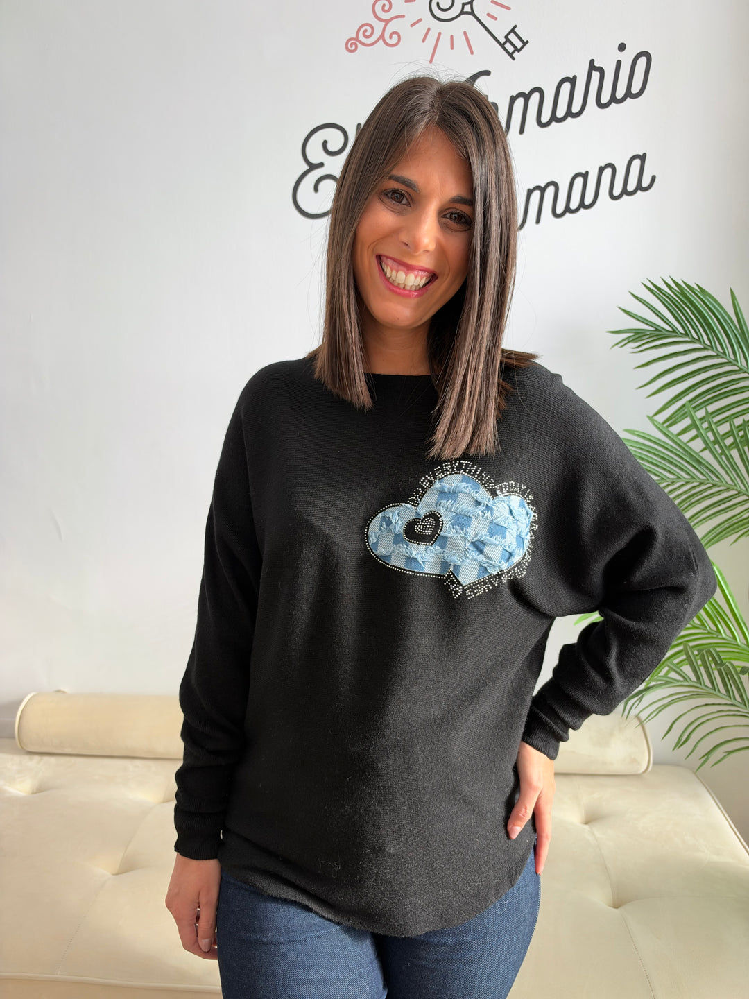 Jersey Chloe negro