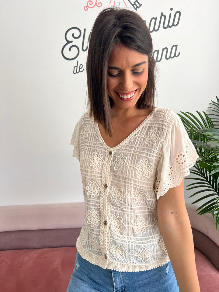 Chaqueta Oriana beige