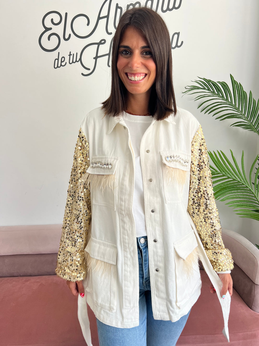 Chaqueta Ashly blanco