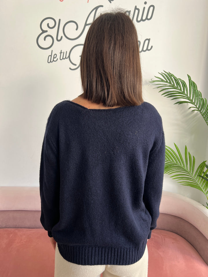 Jersey Bella azul marino