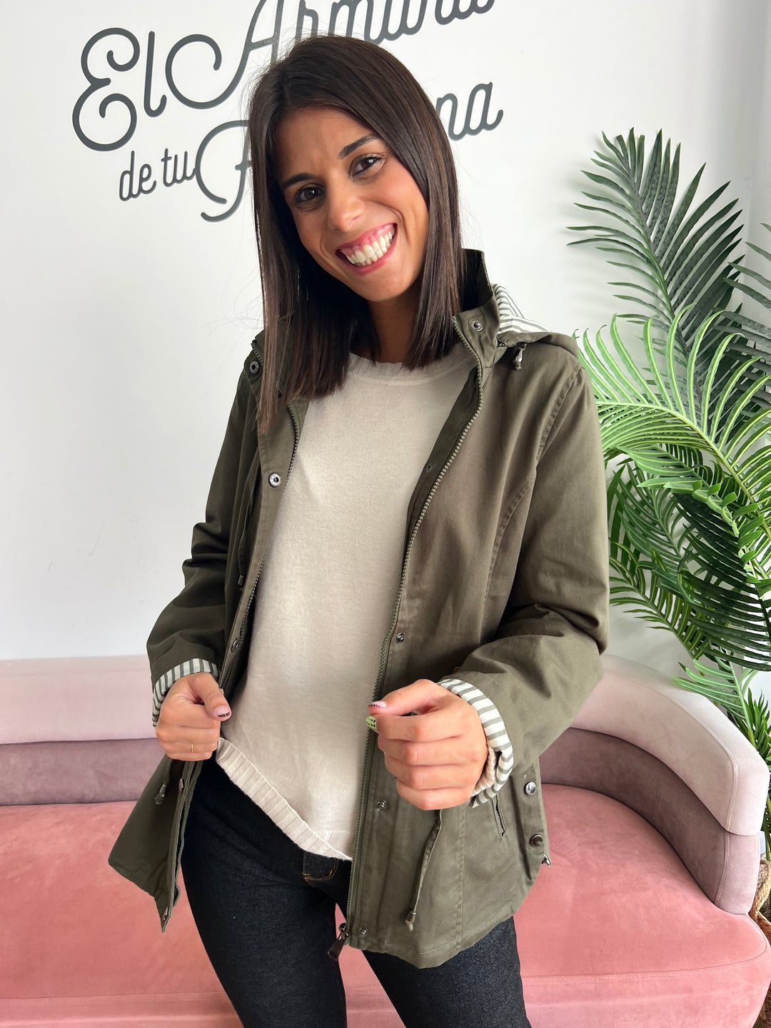 Chaqueta Victoria verde