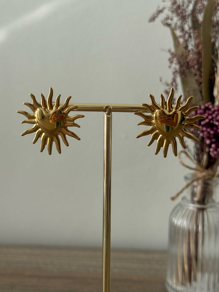 Pendientes Fire (acero)
