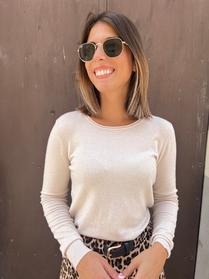 Jersey Basic beige