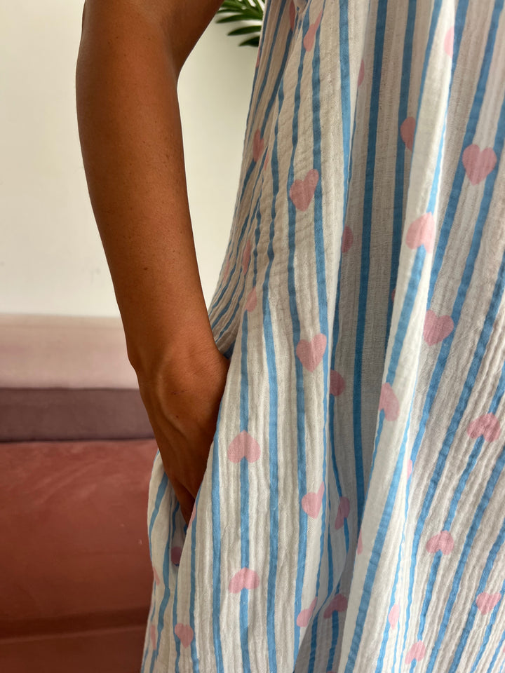 Vestido Lola celeste