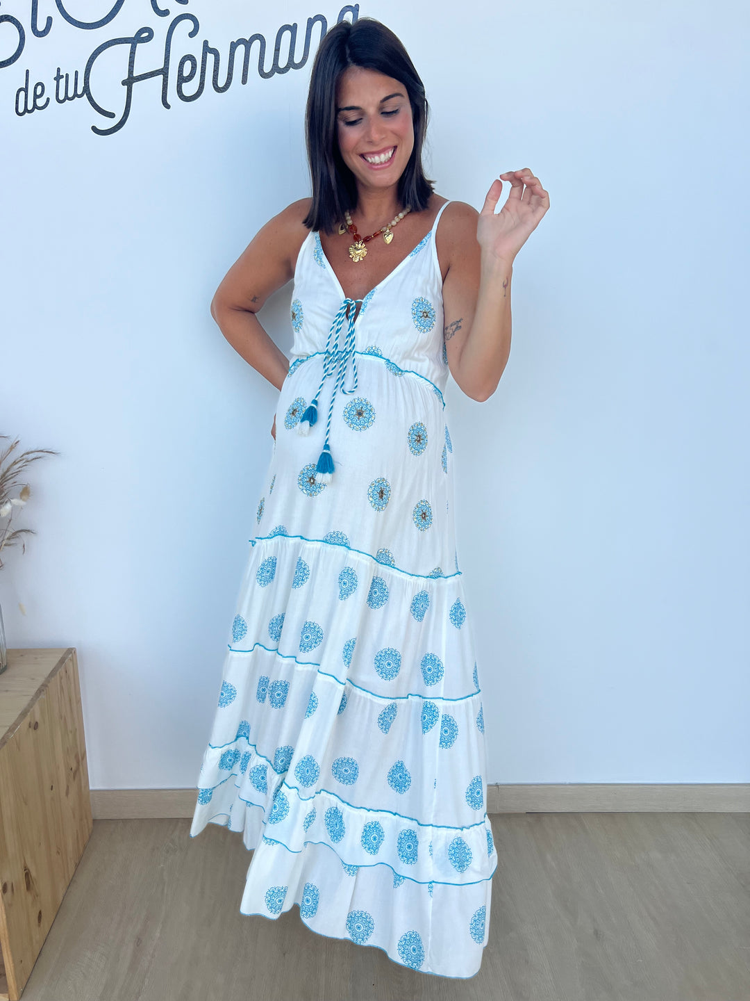 Vestido Paloma azul