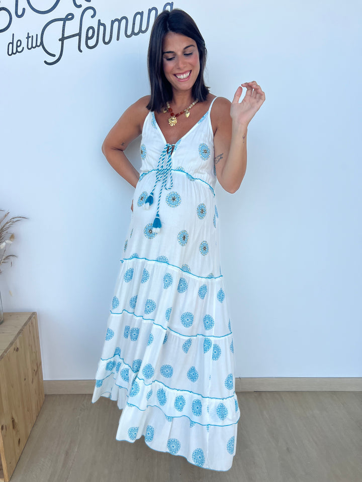 Vestido Paloma azul