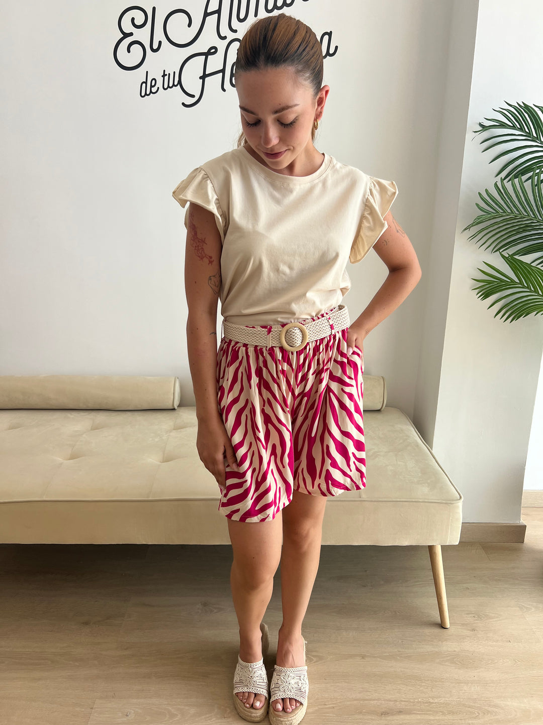 Short Sheila fucsia