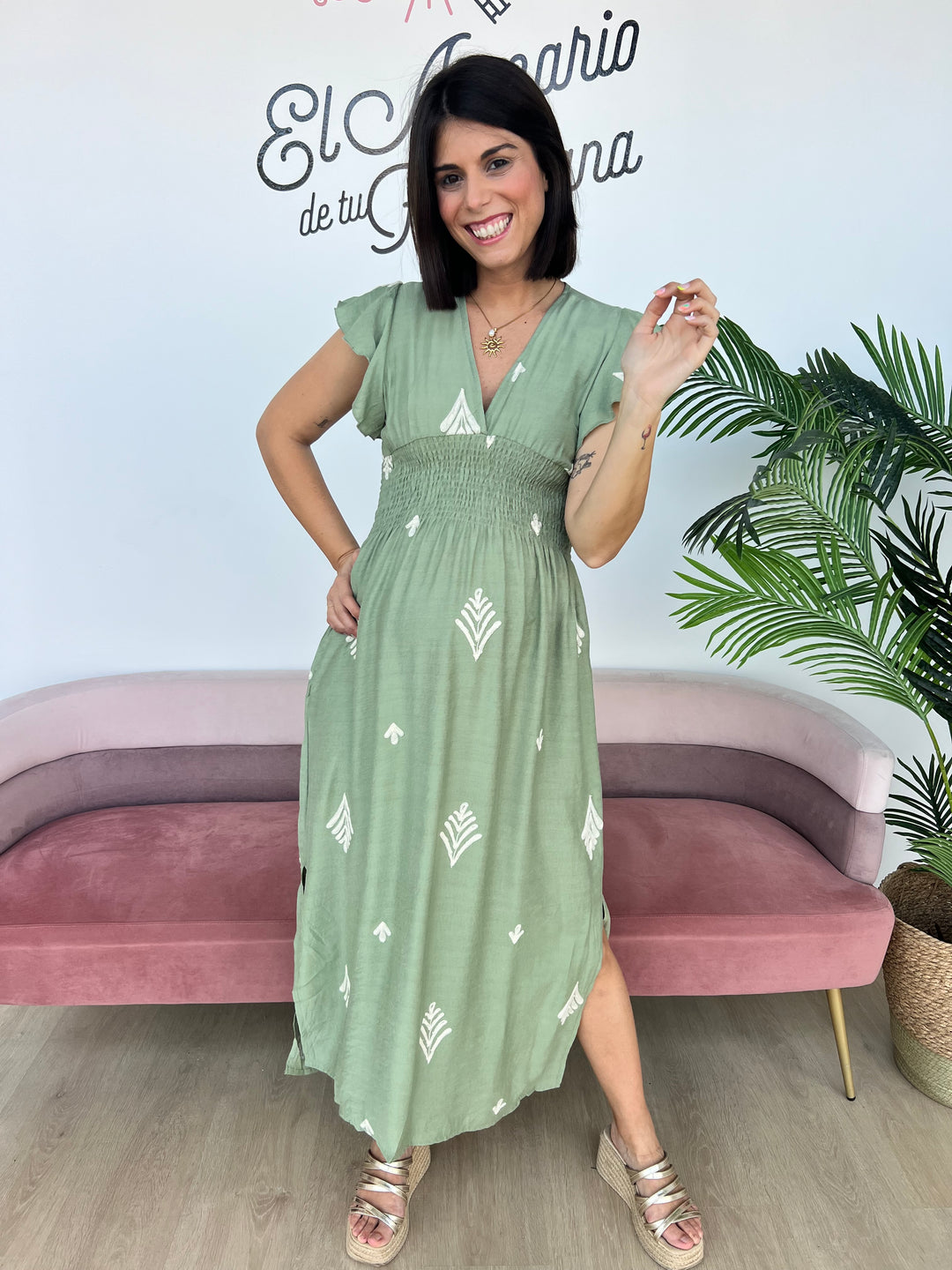 Vestido Iratxe verde