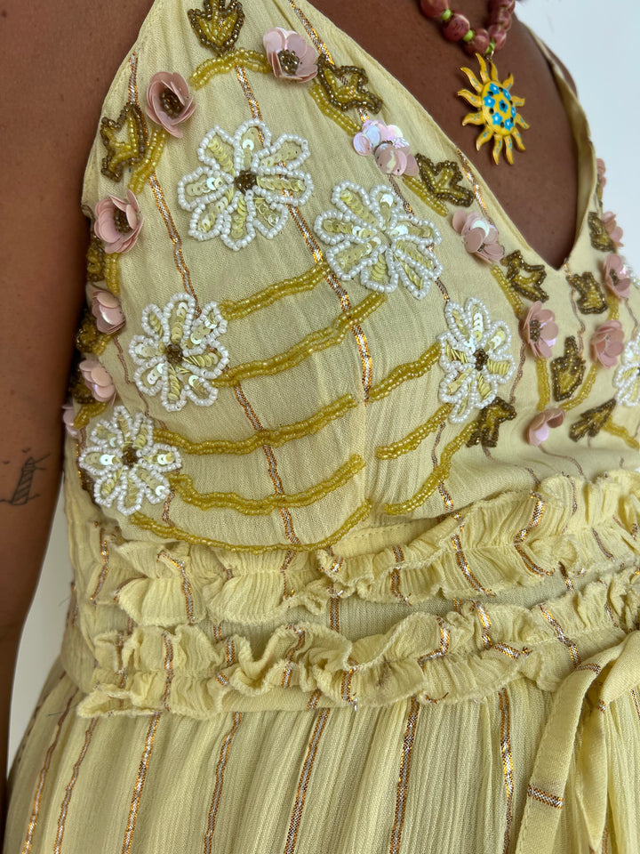 Vestido Marcela amarillo