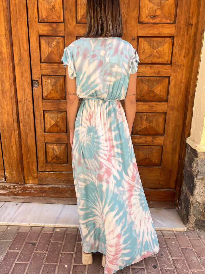Vestido Nina turquesa