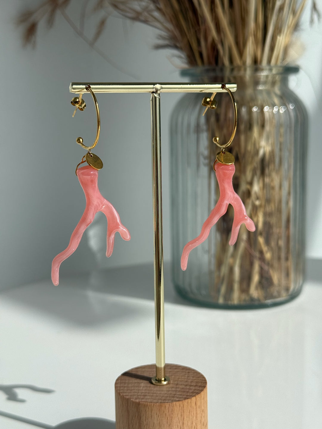 Pendientes Coral (acero)