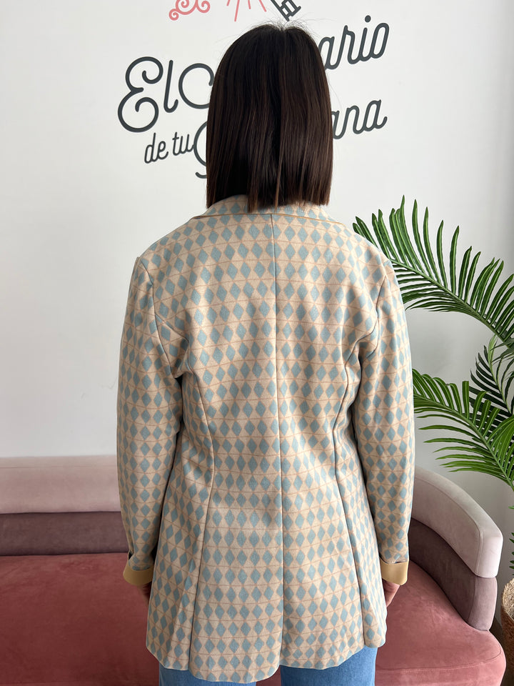 Chaqueta Estela turquesa