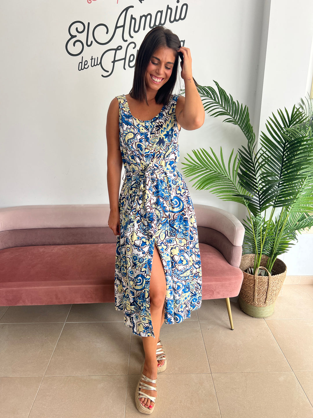 Vestido Maka azul