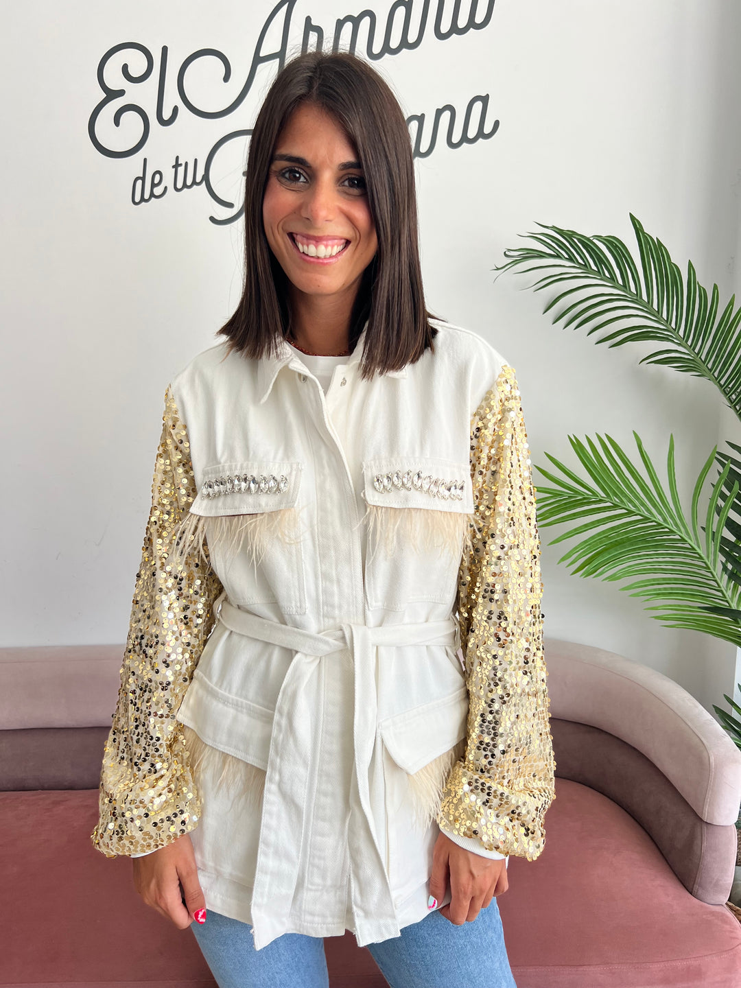 Chaqueta Ashly blanco