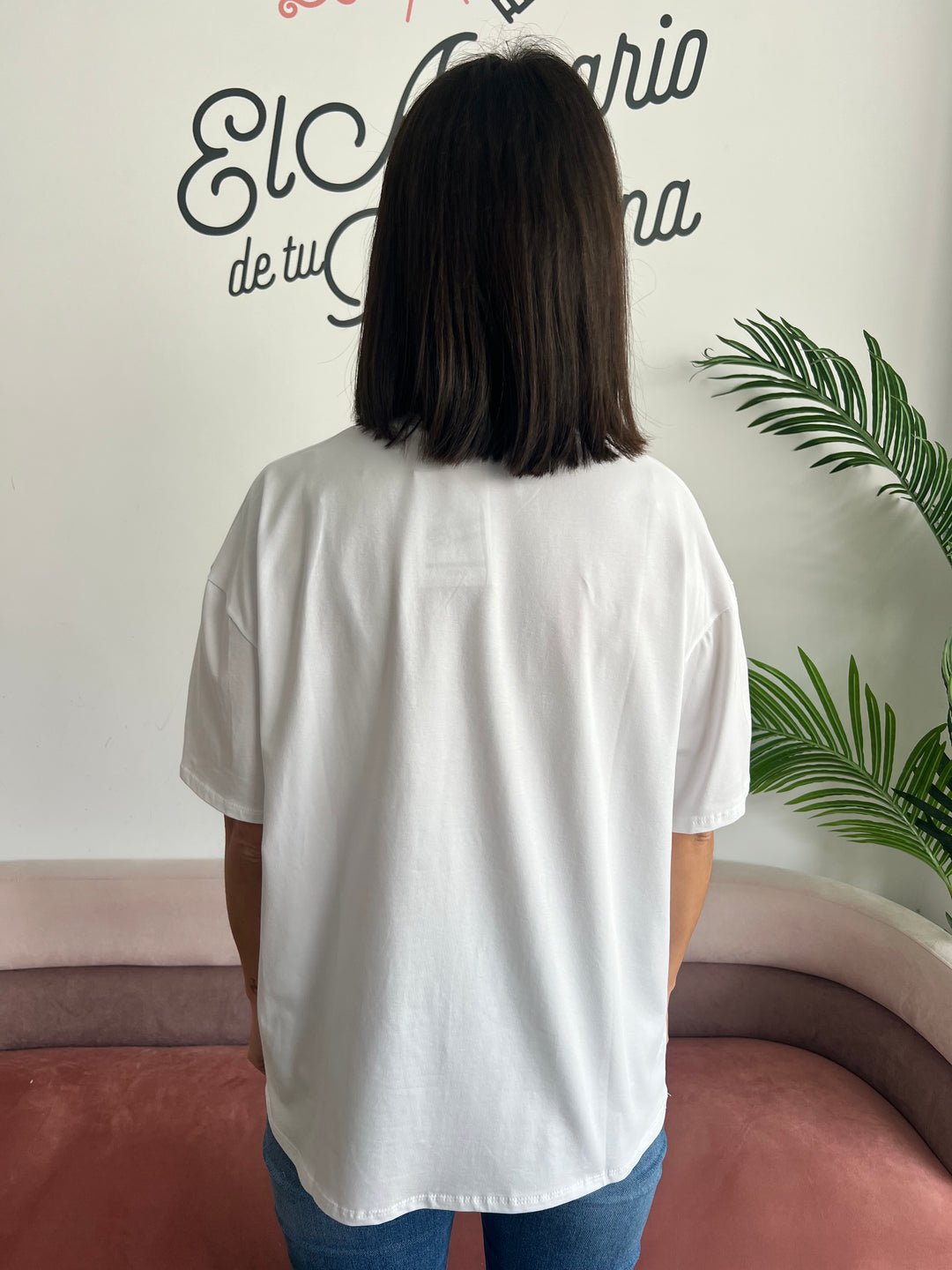 Camiseta Los Ángeles rosa