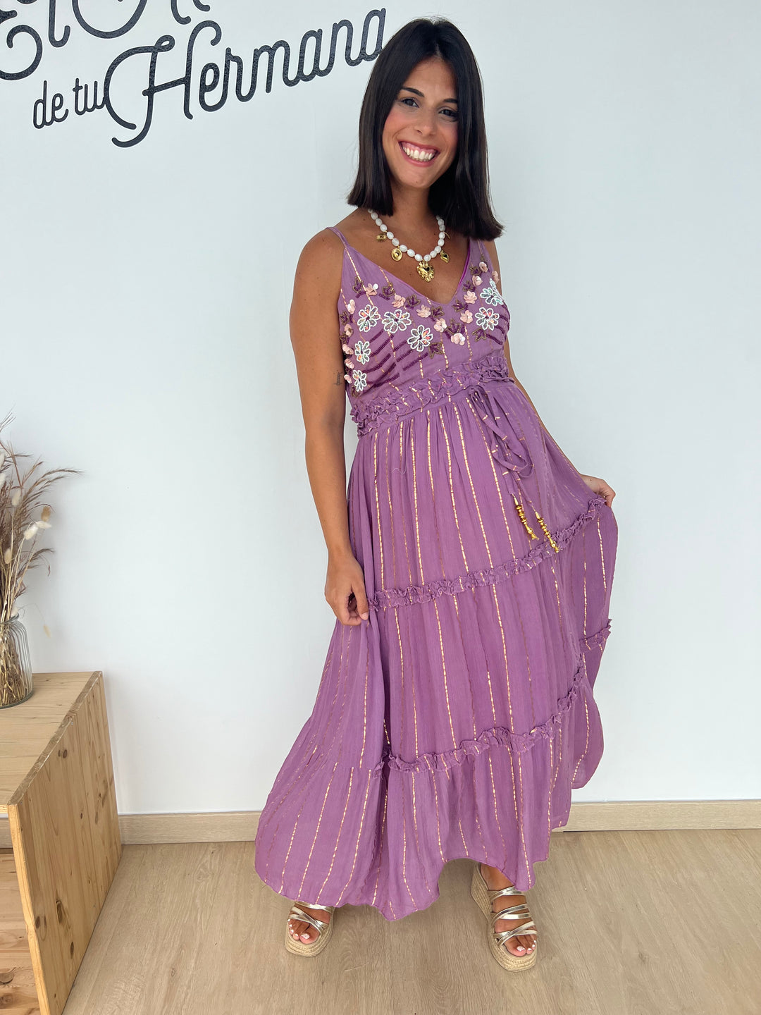 Vestido Marcela morado
