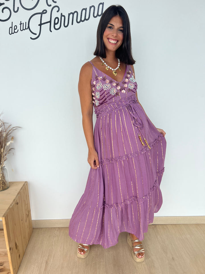 Vestido Marcela morado