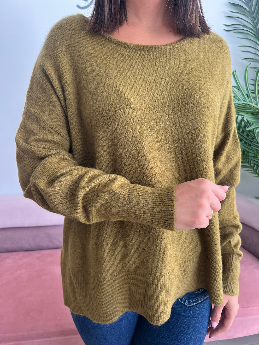Jersey Manuela verde oliva