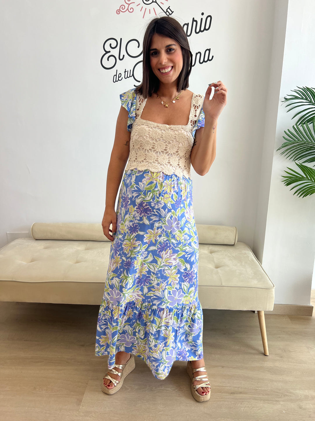 Vestido Celia azul