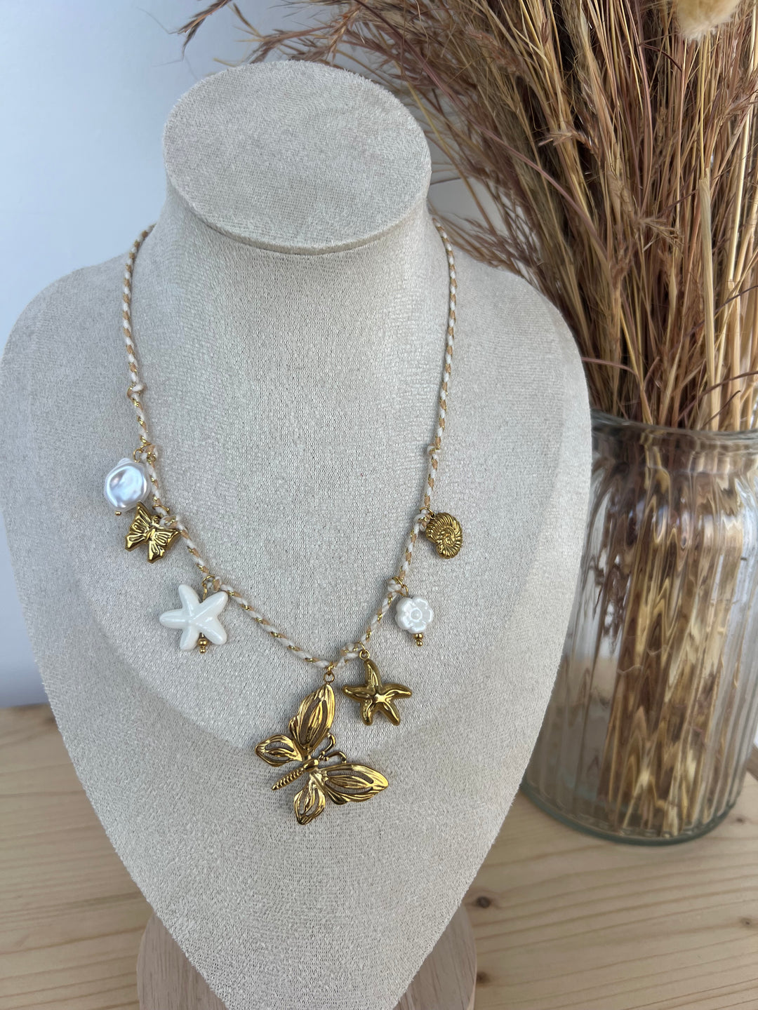 Collar Butterfly (acero)