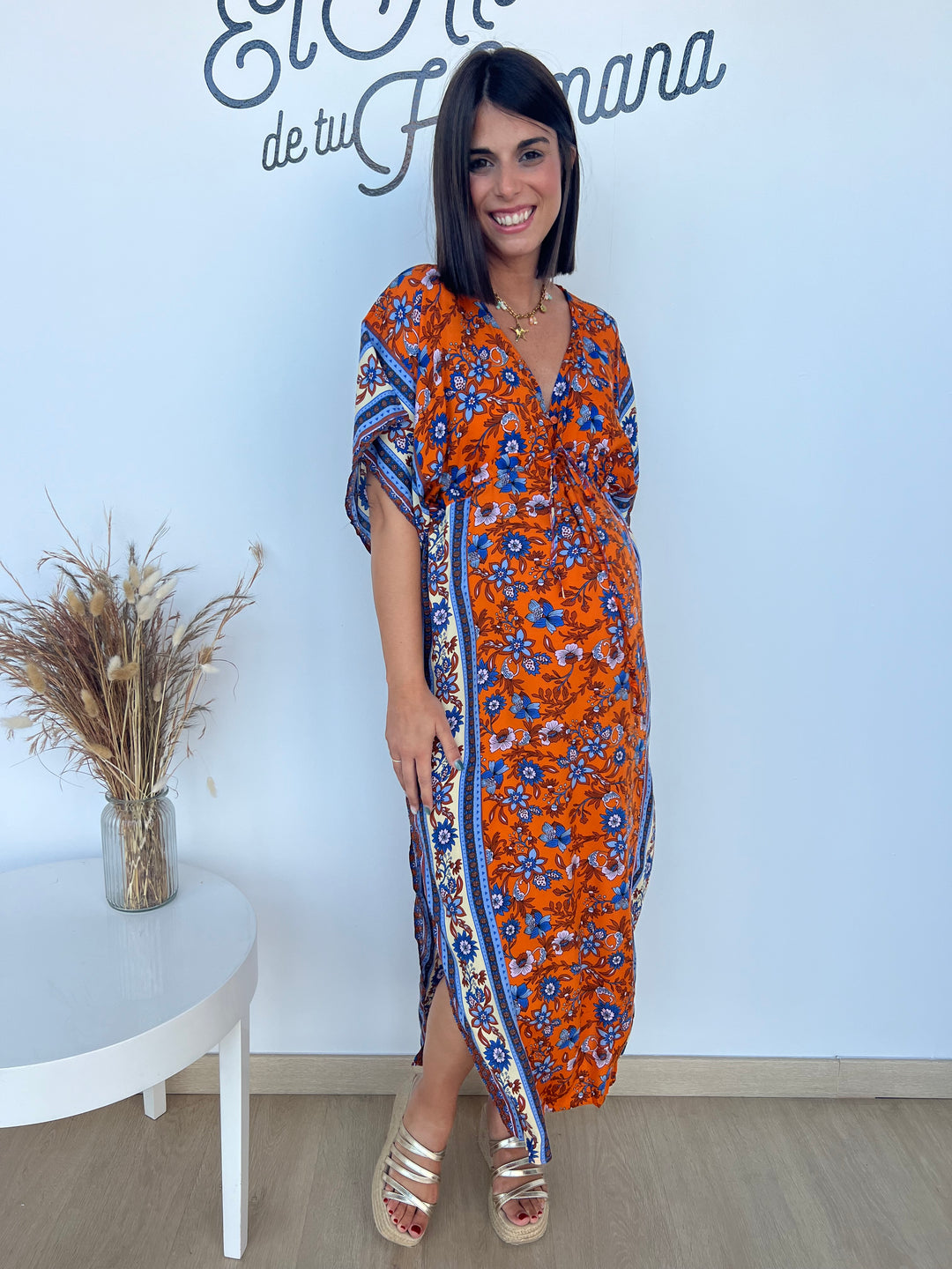 Vestido Erika naranja