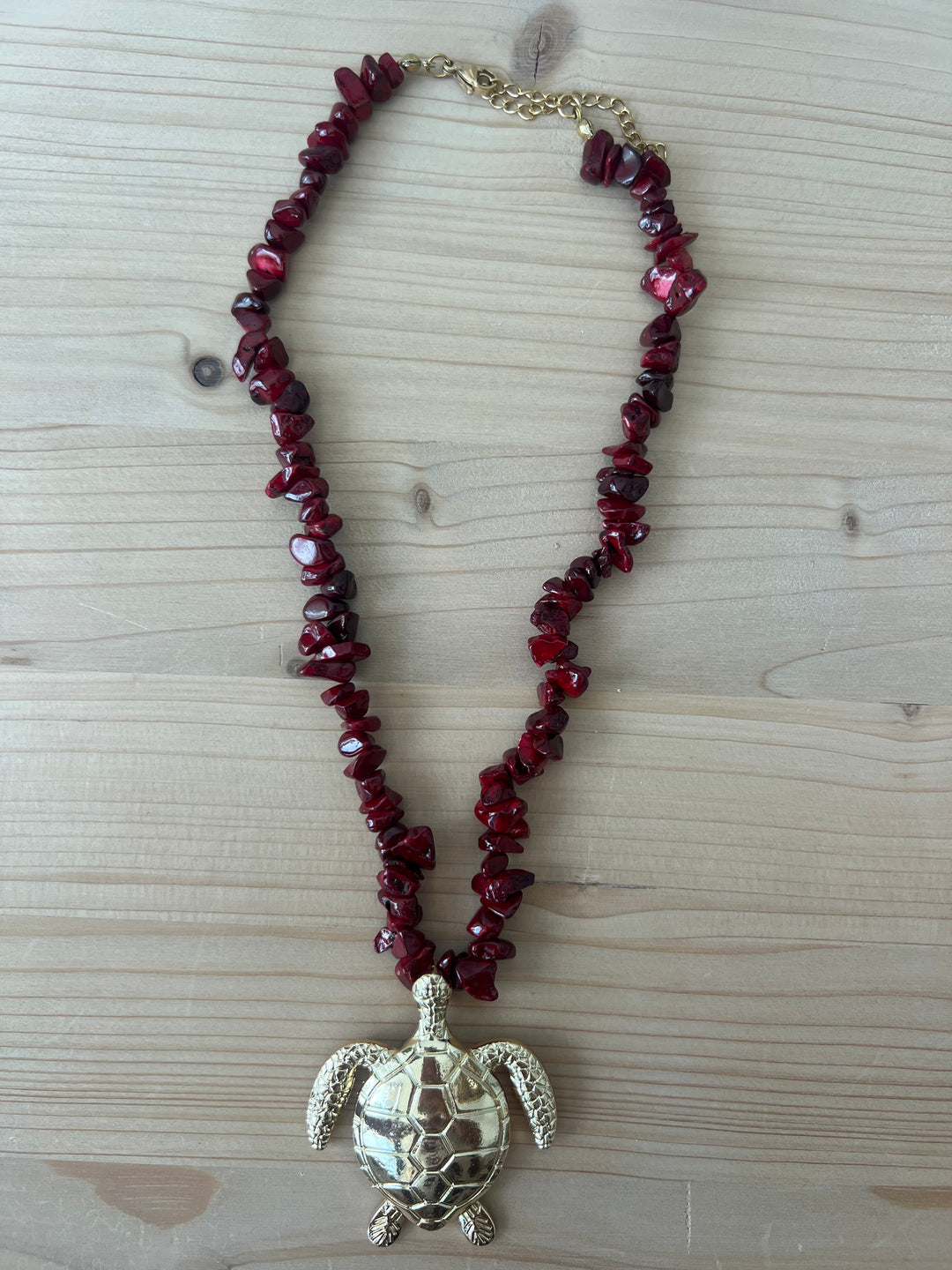 Collar Koa burdeos