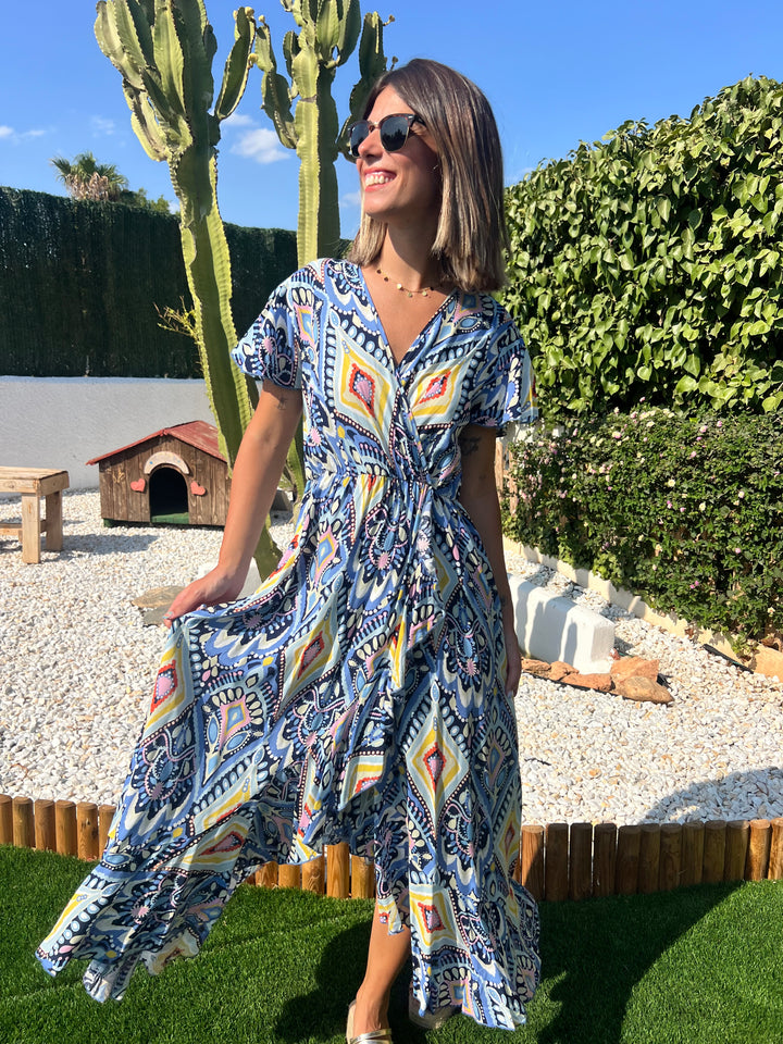 Vestido Adina azul