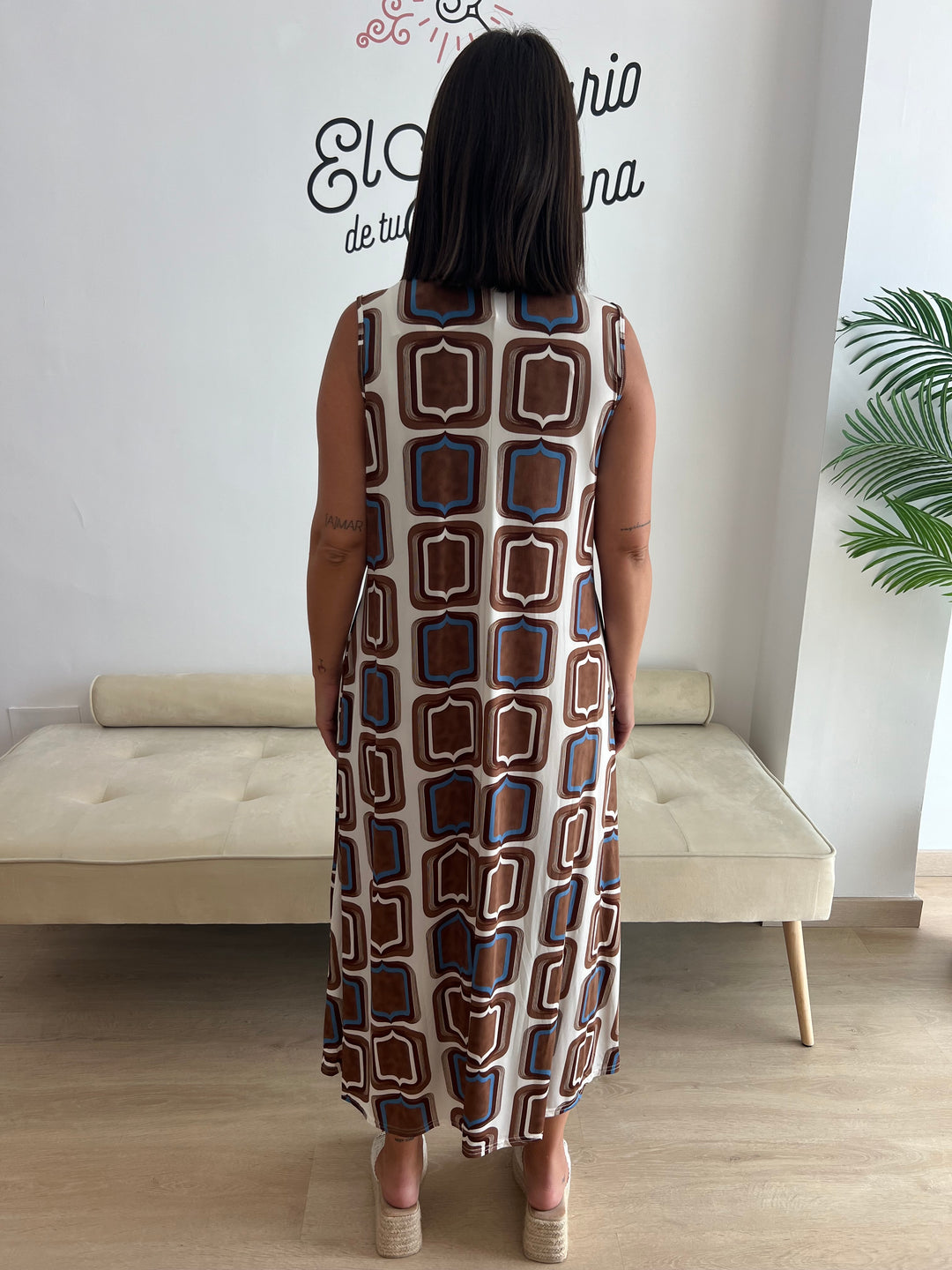 Vestido Carlota marrón