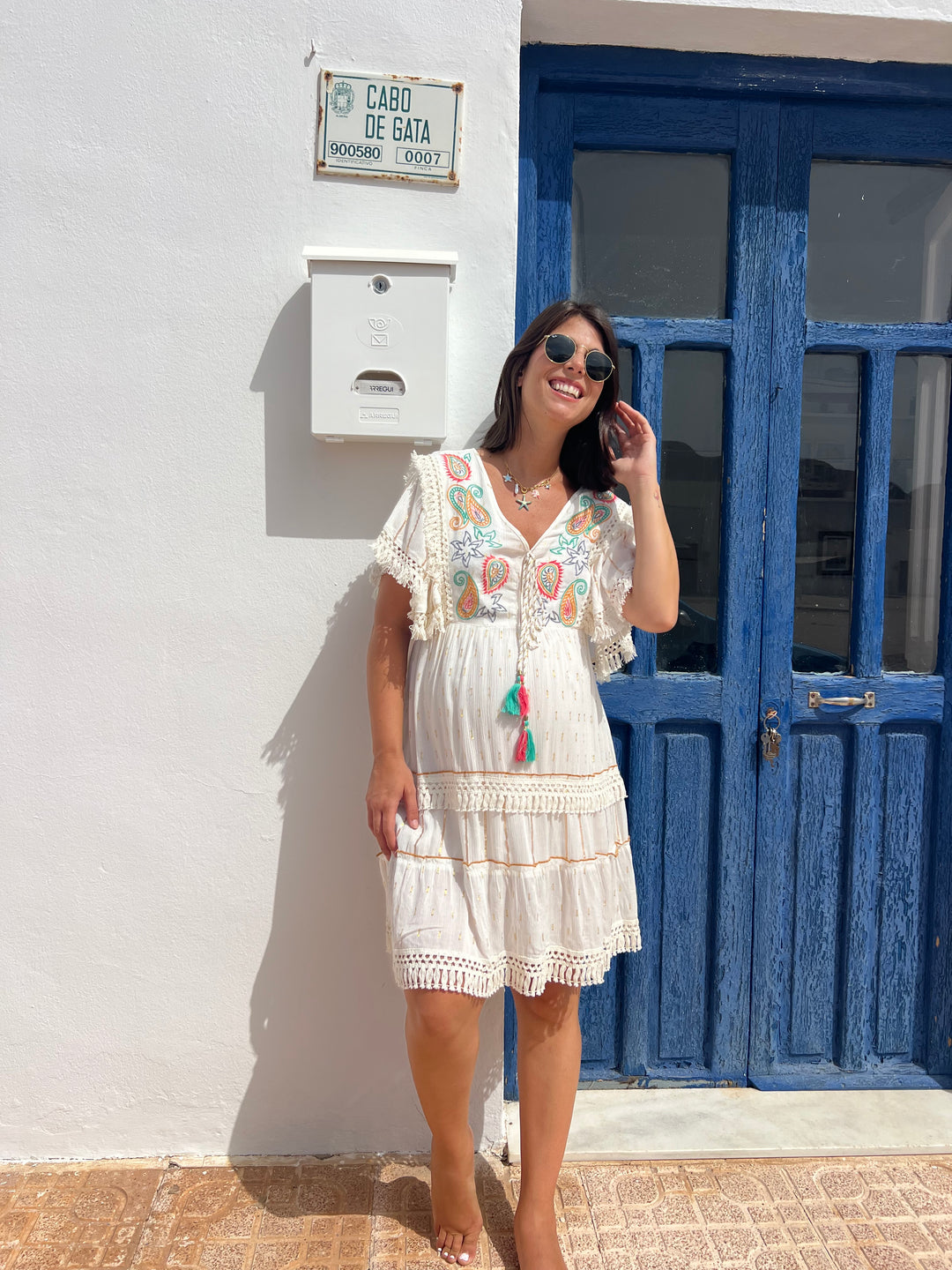 Vestido Sicilia blanco