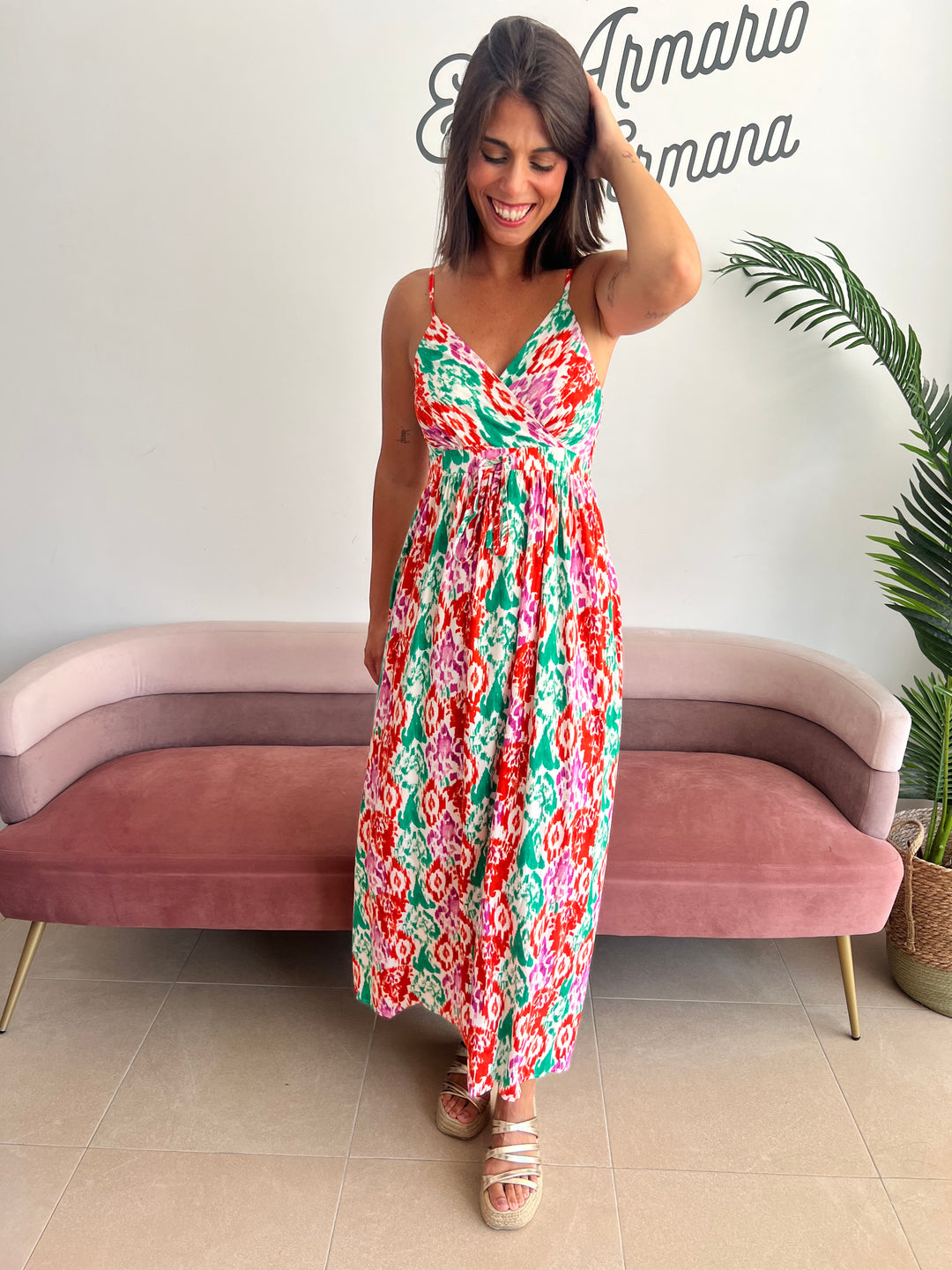 Vestido Sire naranja