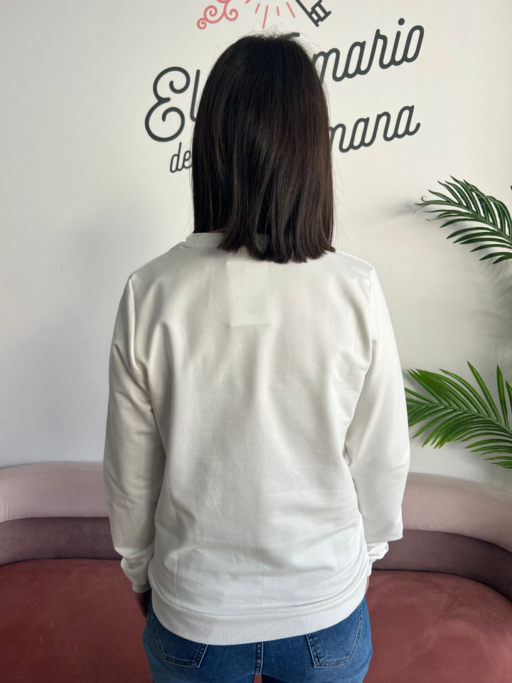 Sudadera Valen blanco