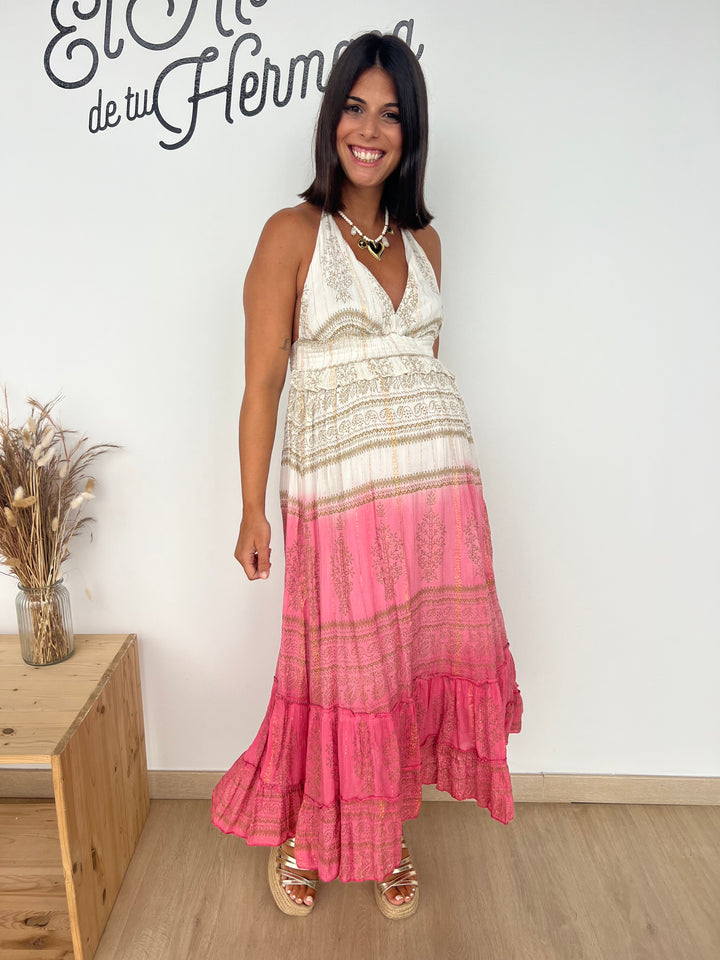 Vestido Palma rosa