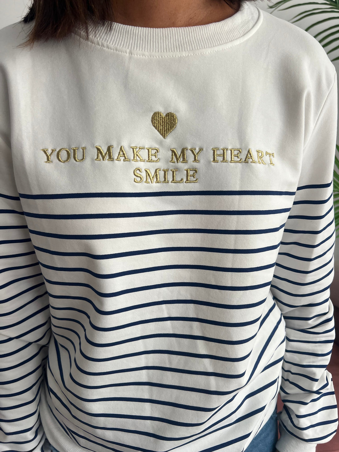 Sudadera Heart azul marino