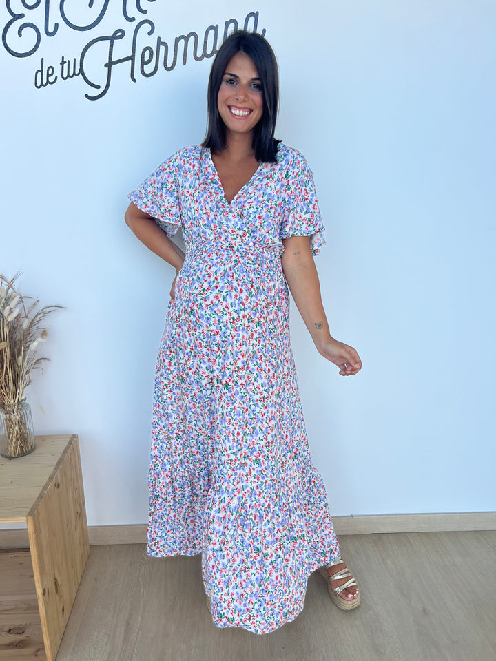Vestido Nieves largo blanco
