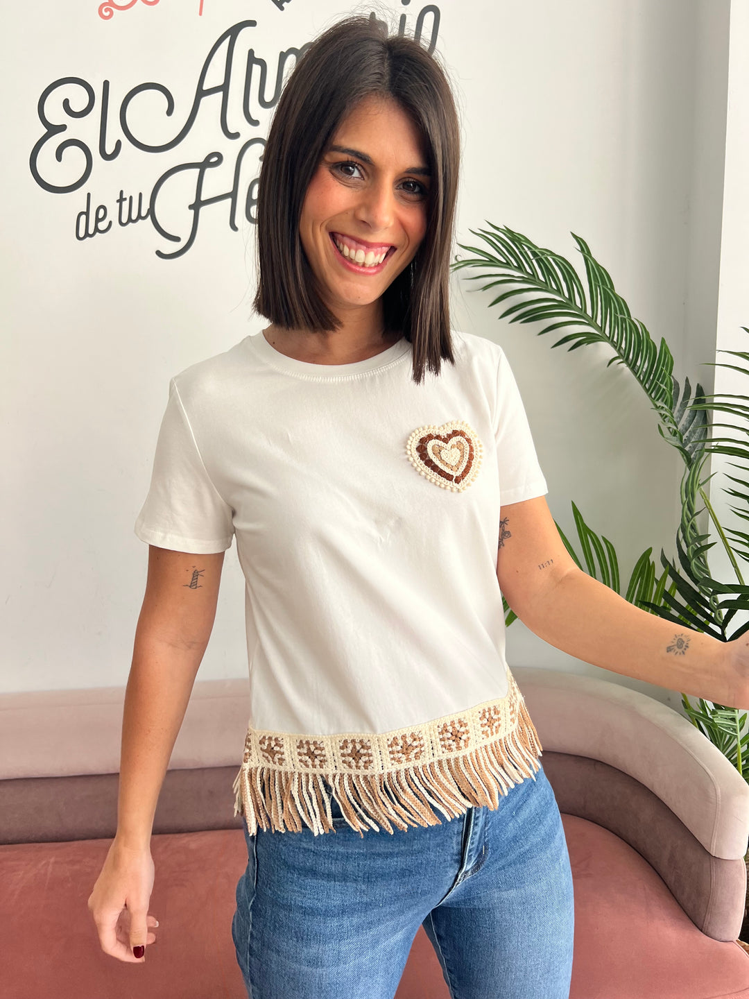 Camiseta Diana blanco