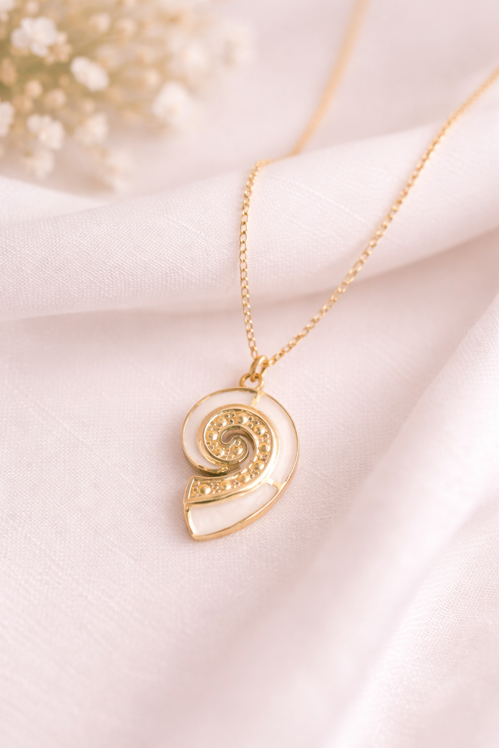 Collar Caracola (acero)