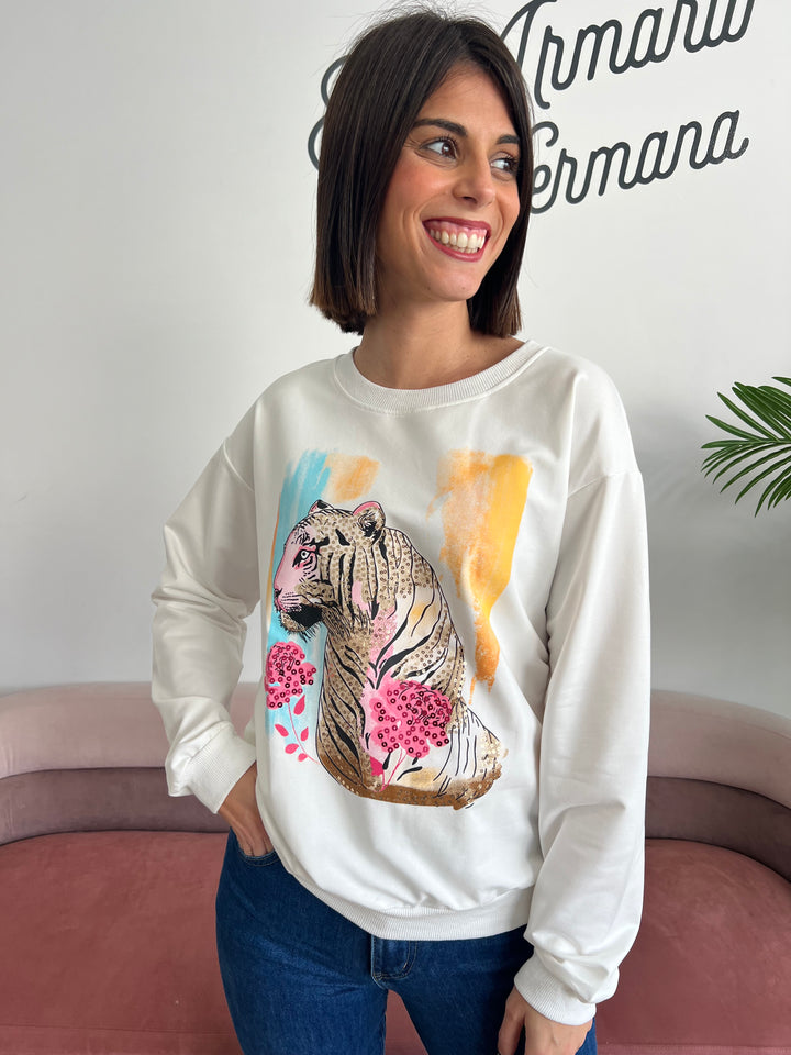 Sudadera Marlon blanco
